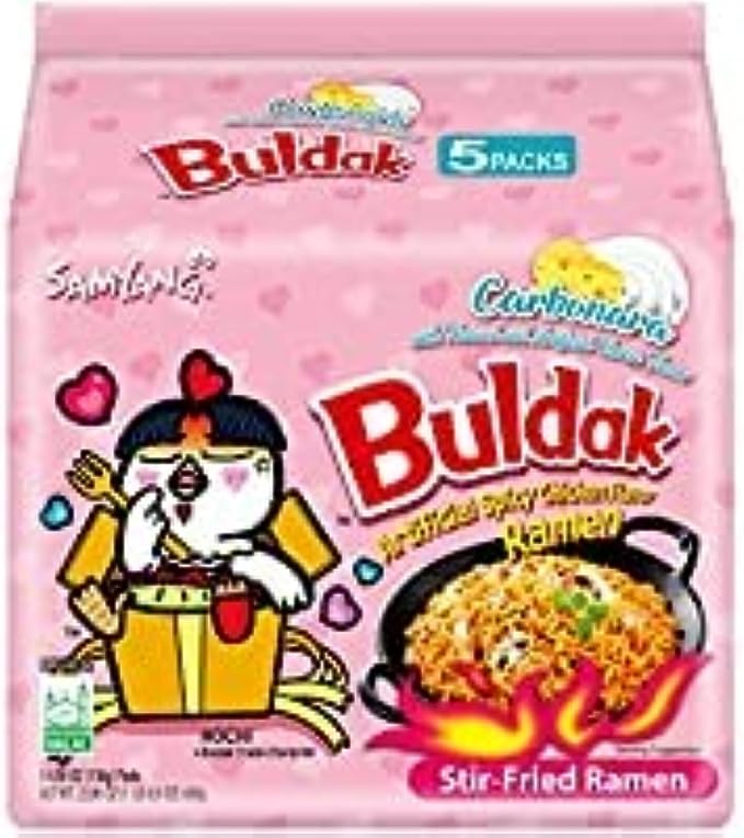Samyang UAE Carbo Spicy Chicken Fried Noodles (Packs of 5)
