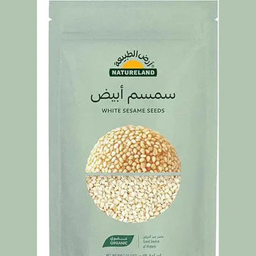 Natureland Whole Sesame Seeds, 500g - Pack of 1