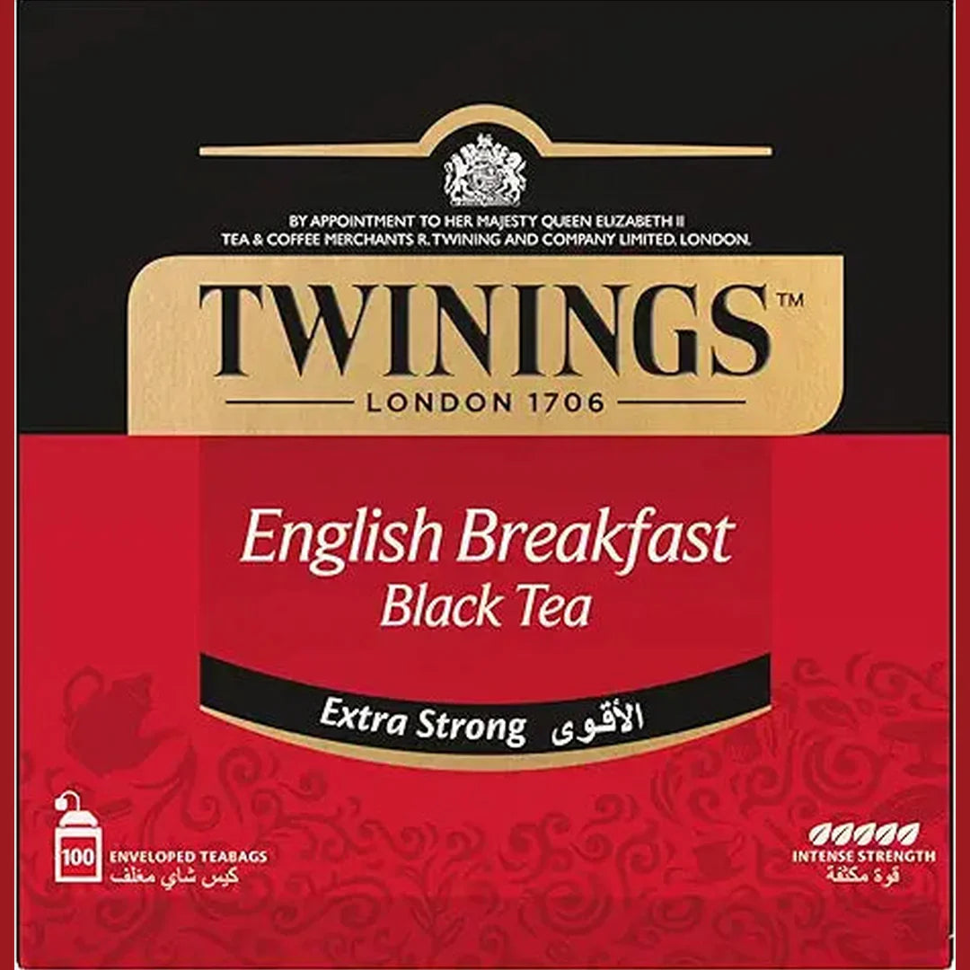 Twinings English Breakfast Tea, 50 Tea Bags - Pack of 1