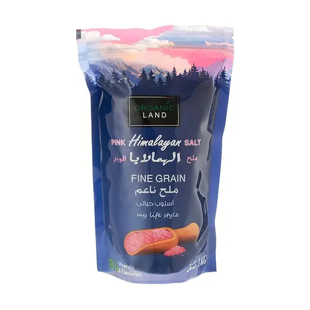 Organic Land Himalaya Fine Grain Salt, 1 kg