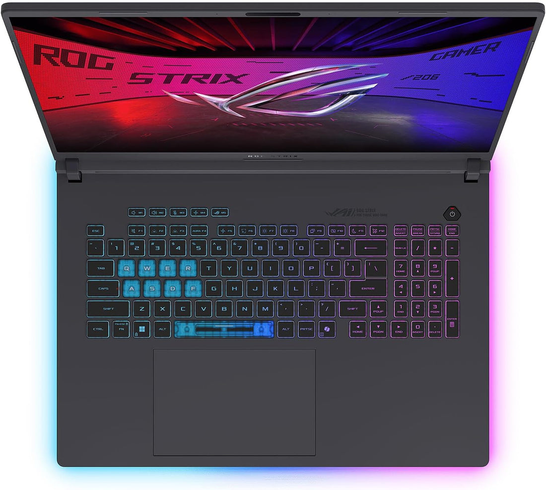 ASUS ROG Strix G18 Gaming Laptop 2025, GeForce RTX 5080 16GB DDR7, Intel Ultra 9 275HX, 18" 2.5K 240Hz Nebula Display, 64 GB DDR5, 8 TB SSD, Wi-Fi 7, RGB Backlit KB, Windows 11 Pro, w/Lifetime Office