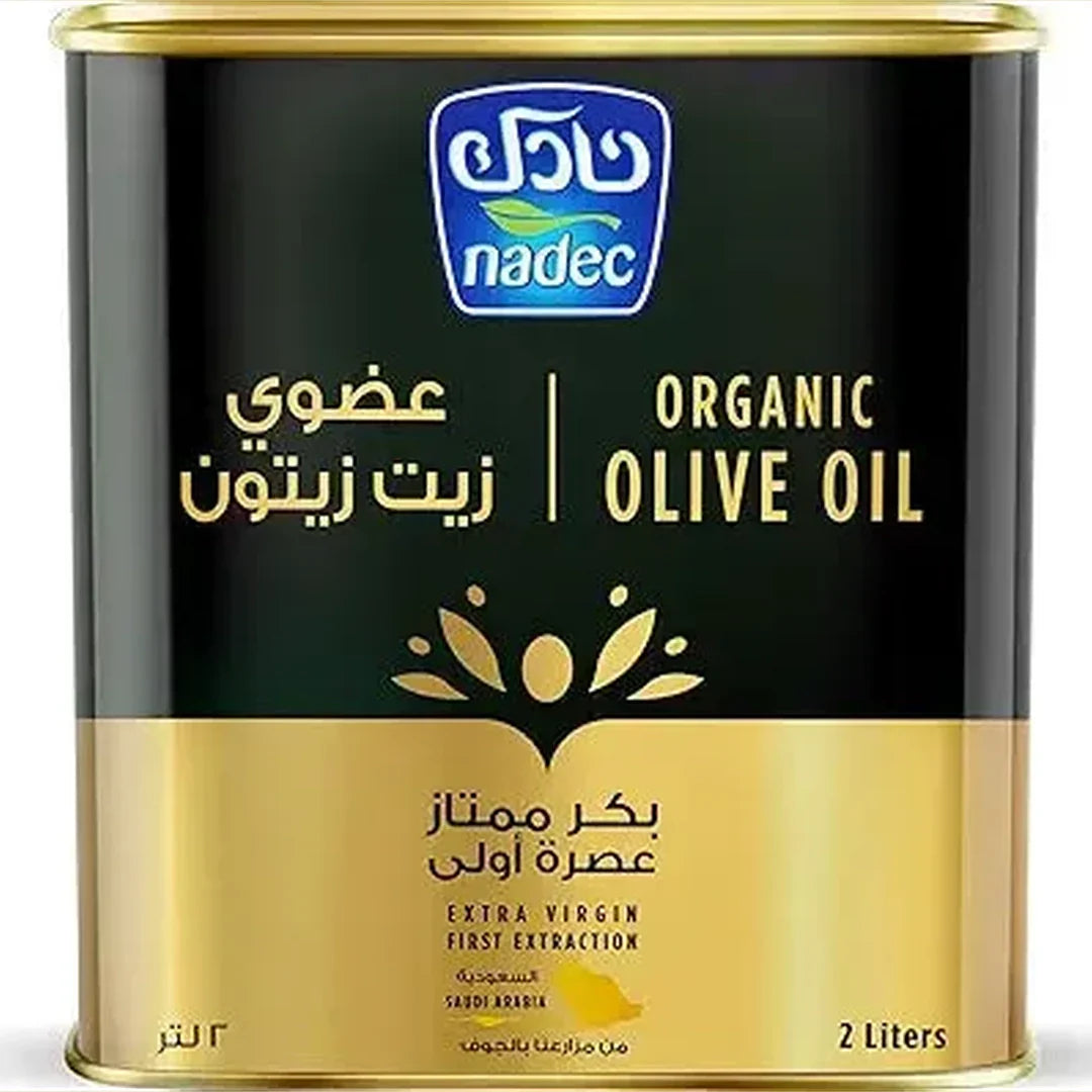 Nadec Organic Extra Virgin Olive Oil, 2 Ltr