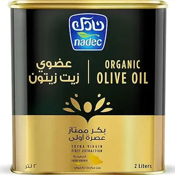 Nadec Organic Extra Virgin Olive Oil, 2 Ltr