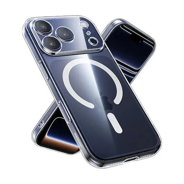 UGREEN for iPhone 17 Pro Max MagSafe Case Clear Cover, [Military-Grade Protection], Upgrade iCrystal Anti-Yellowing Tech, Scratch-Resistant Back, Camera Control Protective, Ultra Slim Magnetic