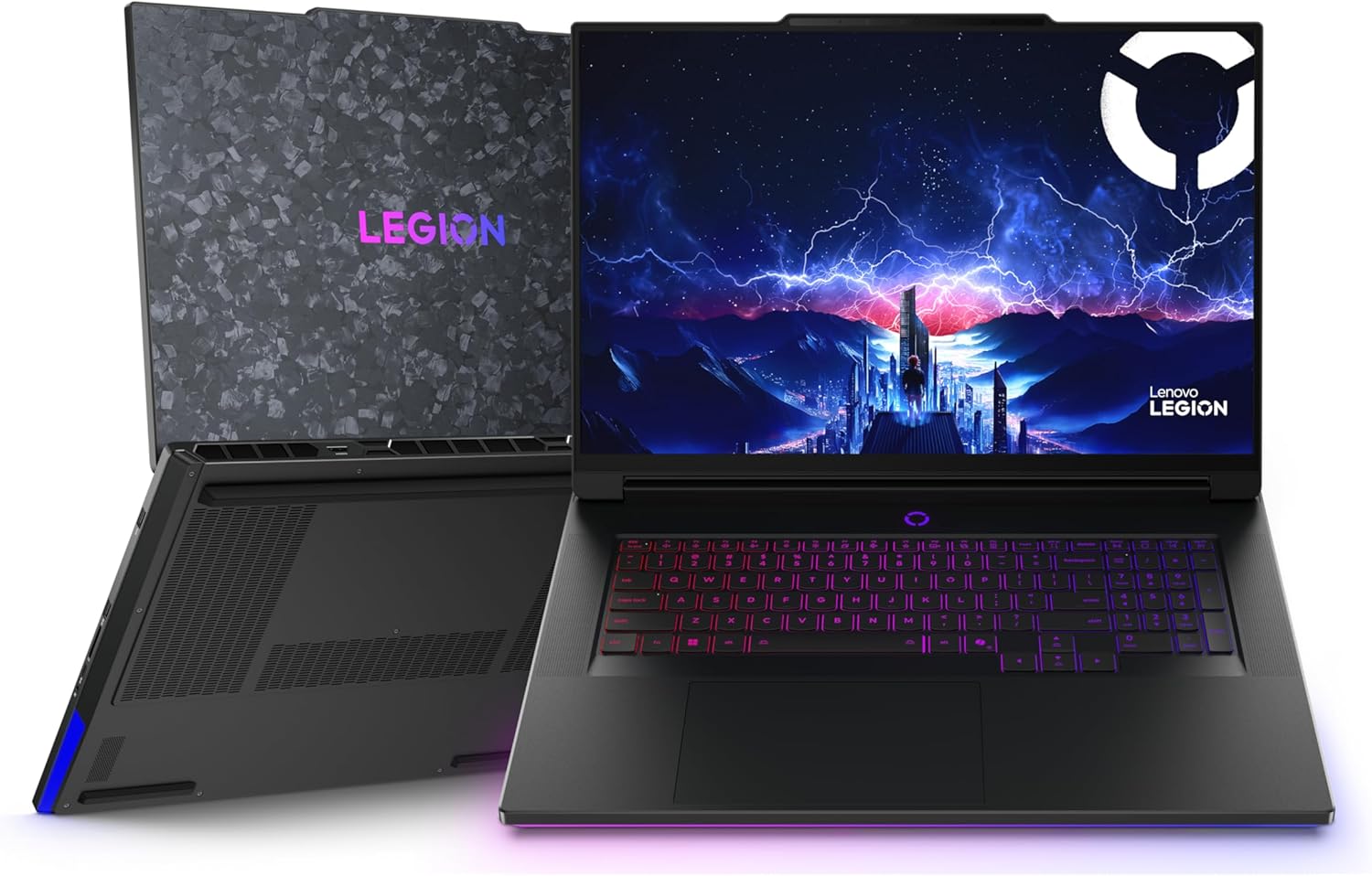 Lenovo Legion 9 18IAX10 AI Gaming Laptop, 18" WQUXGA 440Hz Display, Intel Ultra 9 275HX, 64GB RAM, 4TB SSD, RTX 5090 24GB GDDR7, RGB EN-ARB, Win11, Eclipse Black [83EY0002AX] + 2Y Premium Care