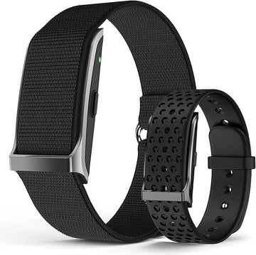Smart Bracelet, Wearable Activity & Fitness Tracker Band, 24H Sleep Tracker, All-Day Continuous Heart Rate Blood Pressure Stress HRV Monitor, 170+ Sport Modes Smart Wristband with Free APP 2 Bands