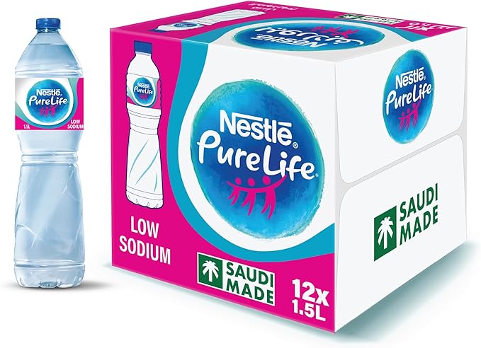 Nestlé Pure Life Bottled Still Drinking Water - 12 X 1.5 Ltr