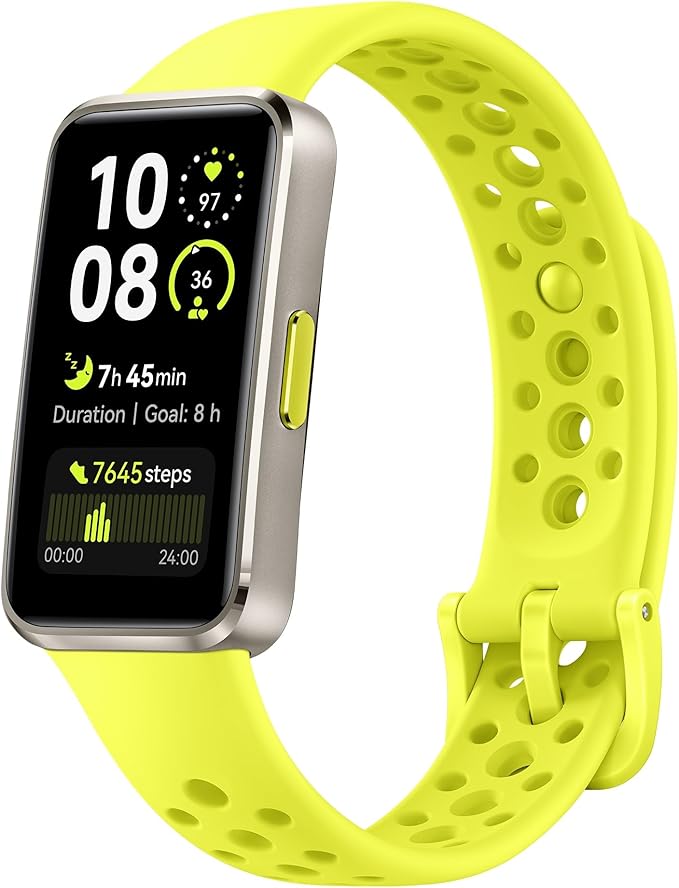 HUAWEI Band 10 Smartwatch with AI-powered Fitness Monitoring, Pro-Level Sleep Analysis, Emotional Wellbeing Assistant, Streamlined Metallic Design, Fast Charging, HUAWEI Care+, Matte Black
