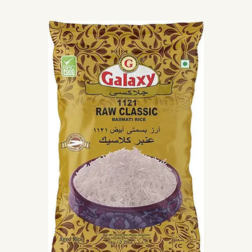 Galaxy Golden Raw Classic Basmati Rice, 1 Kg - Pack Of 1