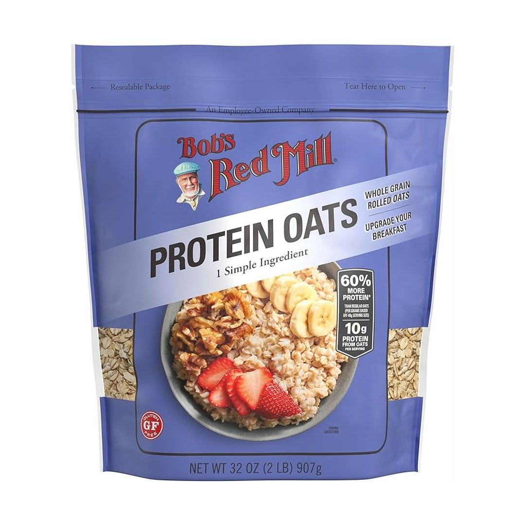 Bob's Red Mill High Protein Rolled Oatmeal, Gluten Free, 32 Ounce