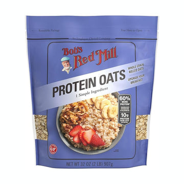 Bob's Red Mill High Protein Rolled Oatmeal, Gluten Free, 32 Ounce