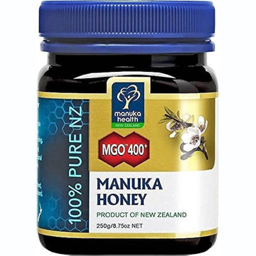 Manuka Health MGO 400+ Manuka Honey 250G, 100% Pure New Zealand Honey
