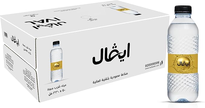 Ival Dringking Water, 40 x 330 ml, Clear