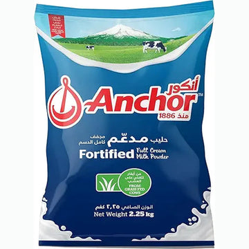 Anchor Full Cream Milk Powder Pouch, 2.25 Kg