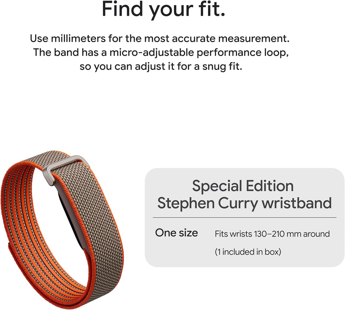 Google Fitbit Air - Screenless Activity Tracker with Fitness, Heart Rate, and Sleep Tracking - Personalized AI-Powered Coaching - Up to 7 Days’ Battery Life - Works with iOS and Android - Obsidian