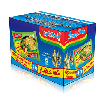Indomie Pillow Pack Vegetable Flavor, 40 X 75G- Pack Of 1 V1600