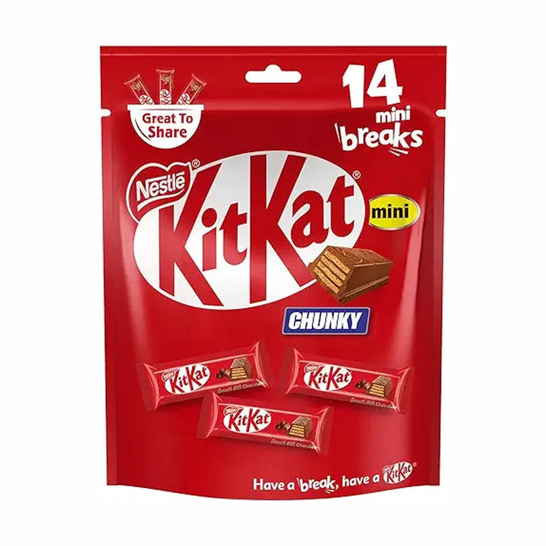 Nestle KitKat Chunky Mini Milk Chocolate Bag, 250g