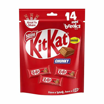 Nestle KitKat Chunky Mini Milk Chocolate Bag, 250g