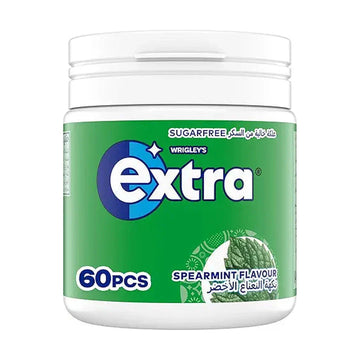 Extra Fresh Chewing Gum Peppermint Flavor Sugar Free, 60 Count, Enjoy Refreshing Wherever You Are, Get Ready For Every Opportunity