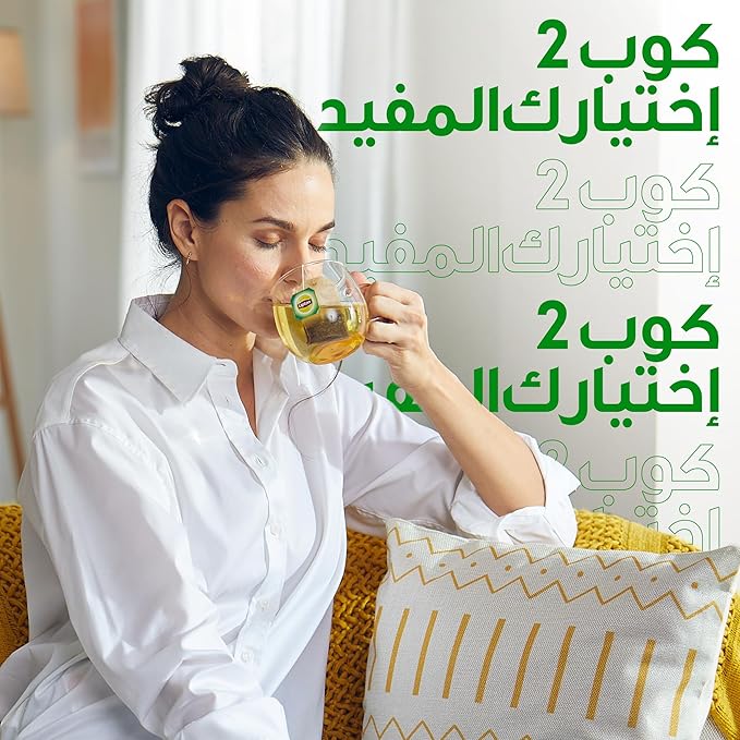 Lipton Green Tea, Lemon, 50 Envelope Teabags