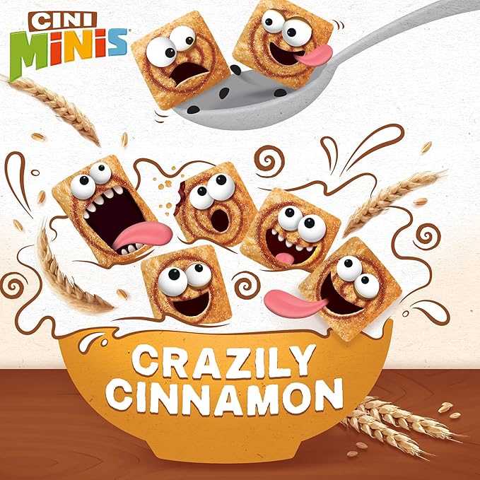 Nestle Cini Minis Cinnamon Breakfast Cereal Pack, 375g