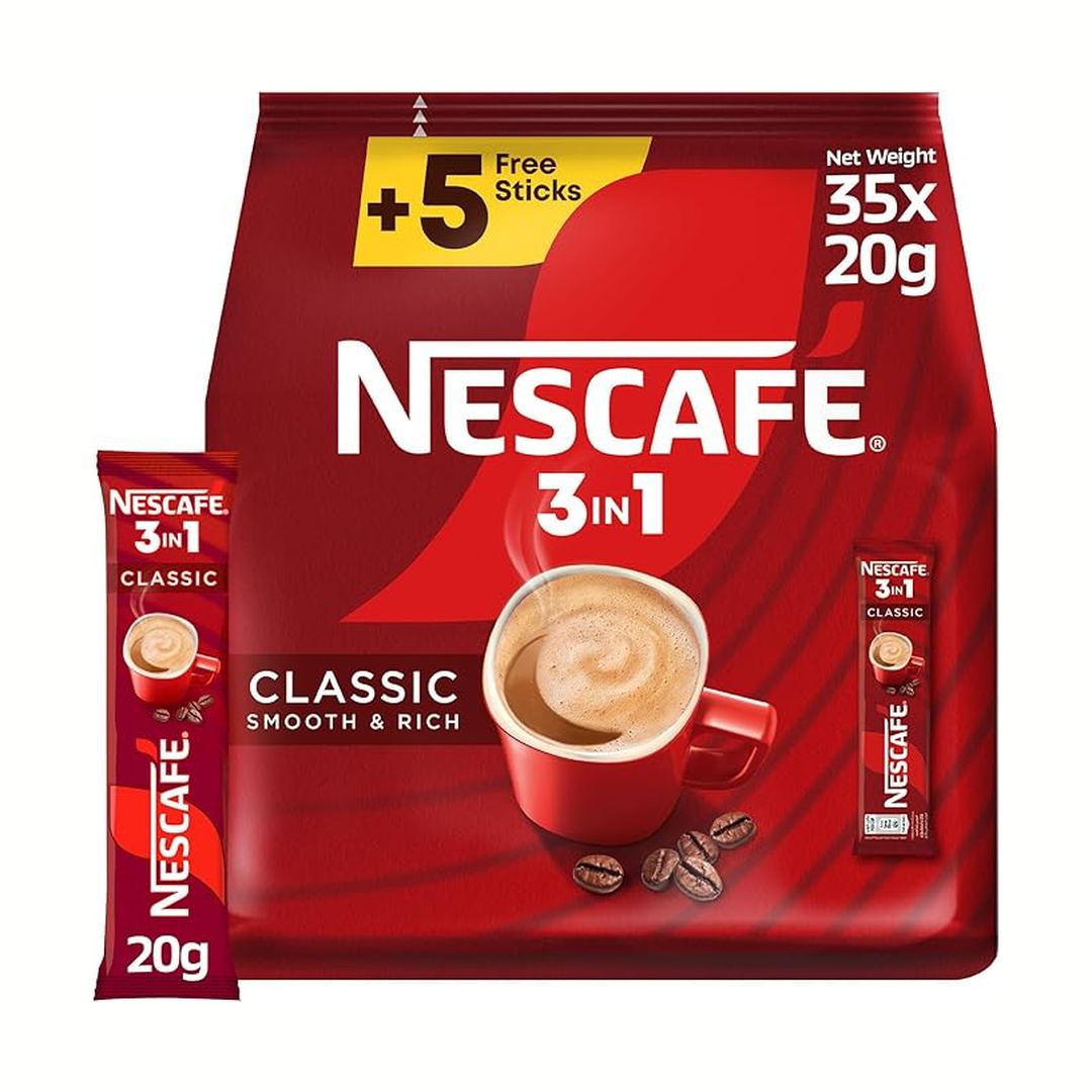 Nescafe 3in1 Instant Coffee Mix Stick 20g (30+5 Sticks)