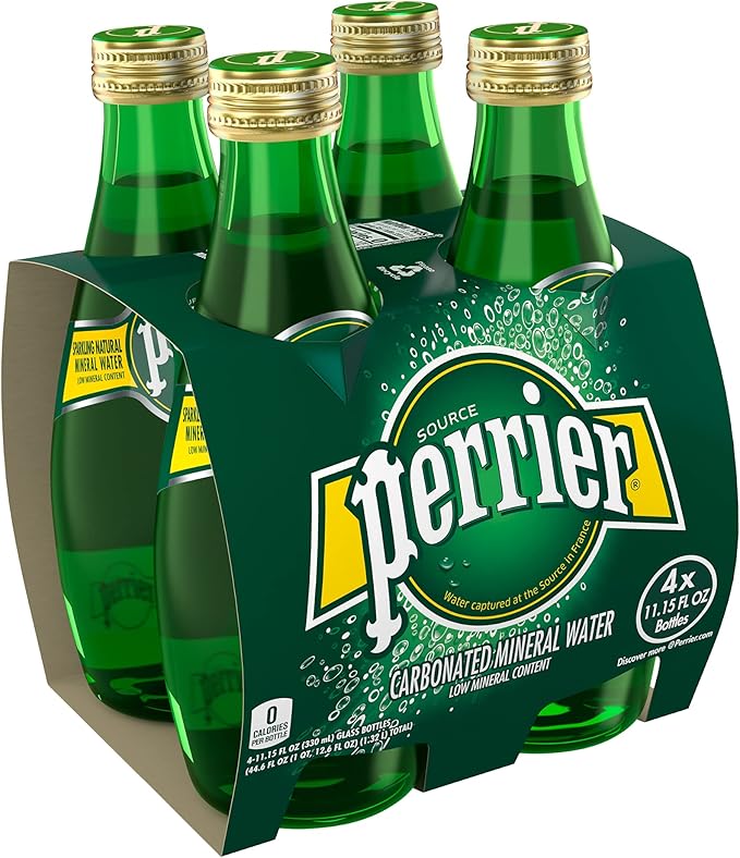 Perrier sparkling mineral water - 4 x 330 ml
