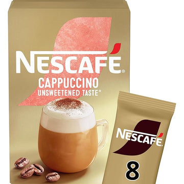 Nescafe Gold Cappuccino Unsweetened Taste Pouch, 113.6 Gram - Whole Bean