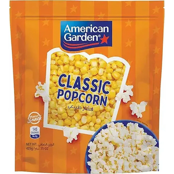 American Garden Classic Popcorn, Popcorn Kernels, Gluten-Free, 850g