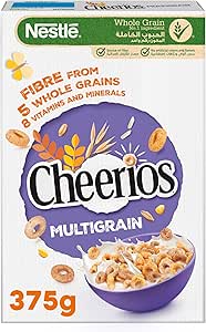Nestle Cheerios Multi Whole grain Breakfast Cereal box 375g