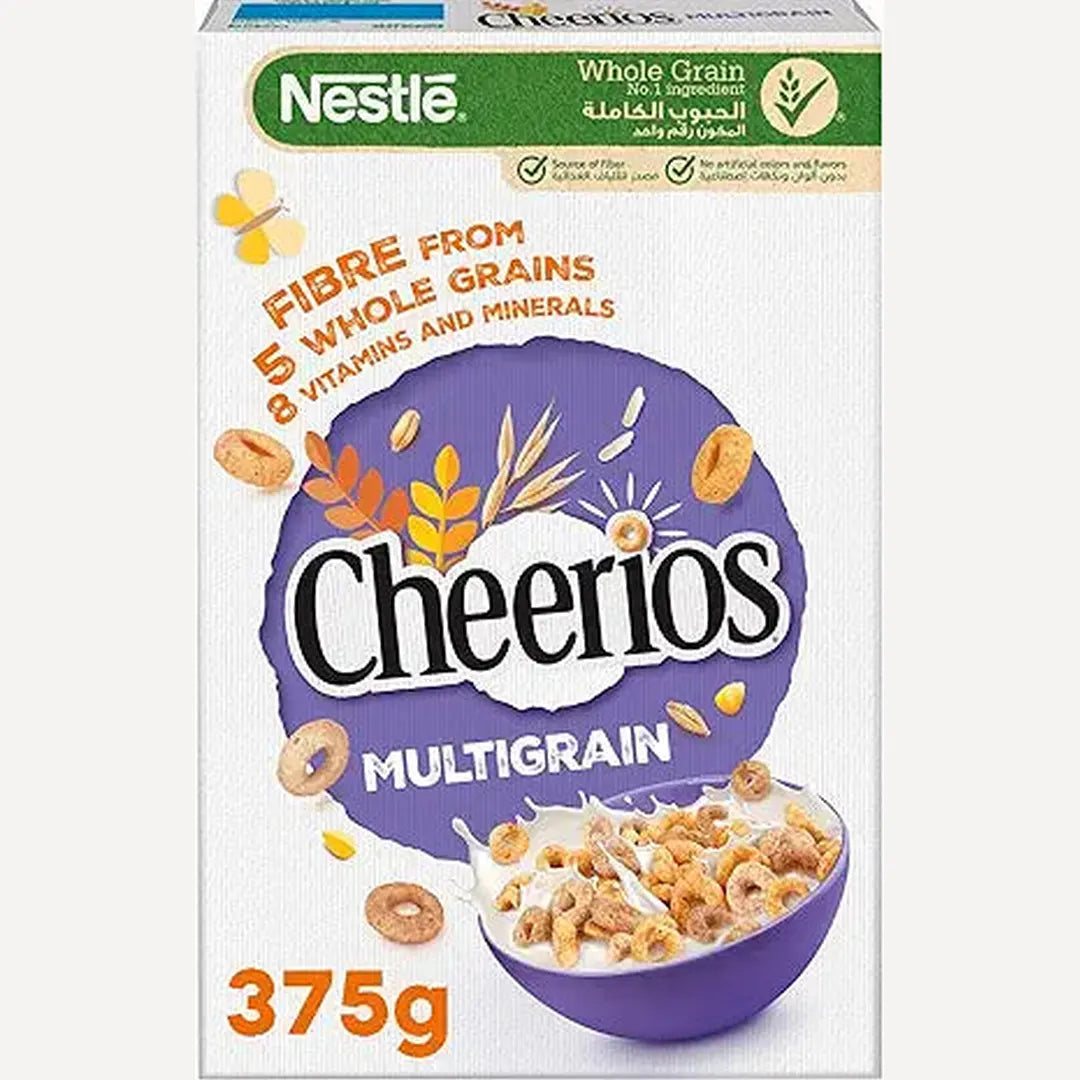 Nestle Cheerios Multi Whole grain Breakfast Cereal box 375g