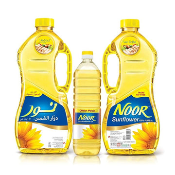 Noor Sunflower Oil 2 x 1.5ltr+500ml
