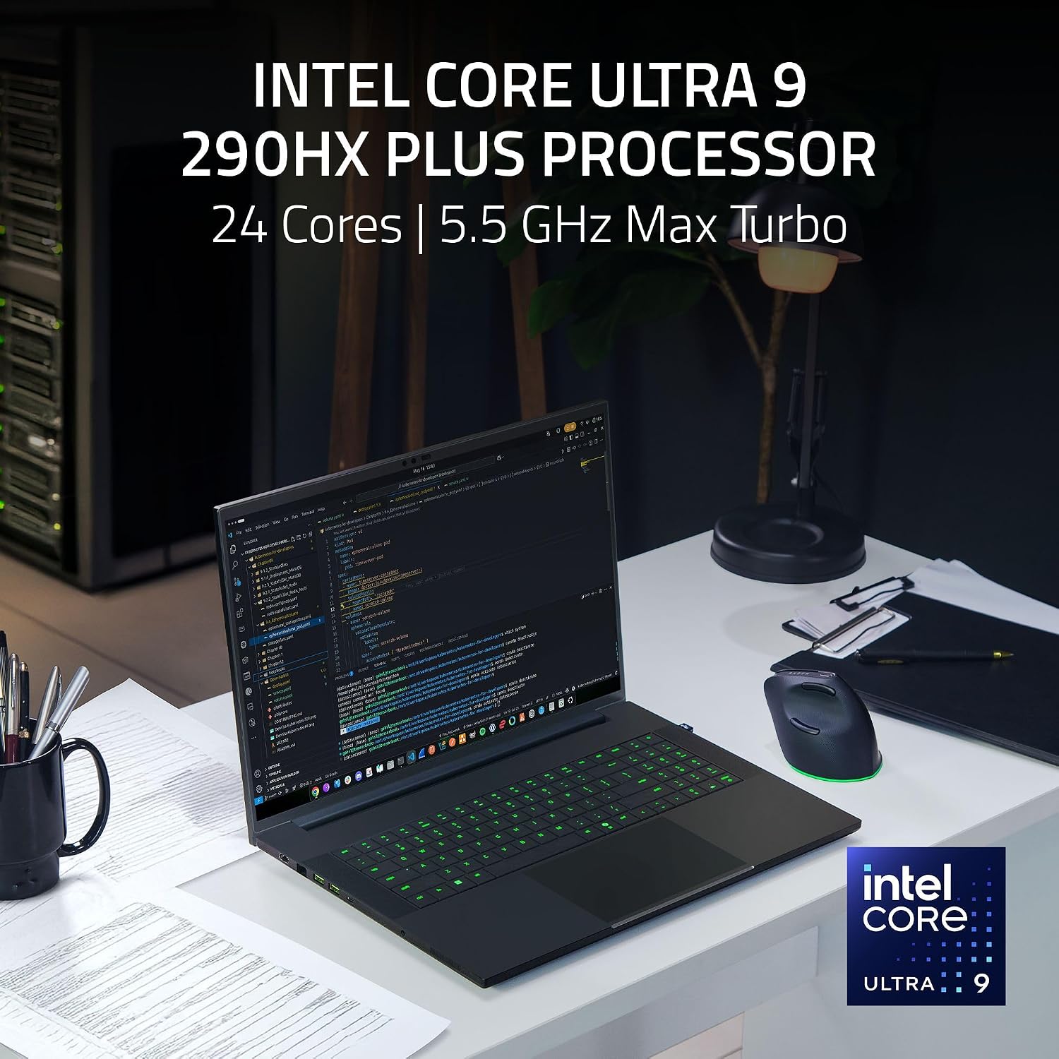 Razer Blade 18 (2026) Gaming Laptop — NVIDIA GeForce RTX 5090 Laptop GPU, Intel Core Ultra 9 290HX, 18" UHD+ 240Hz / FHD+ 440Hz Dual Mode Display, 32GB DDR5 RAM, 2TB SSD