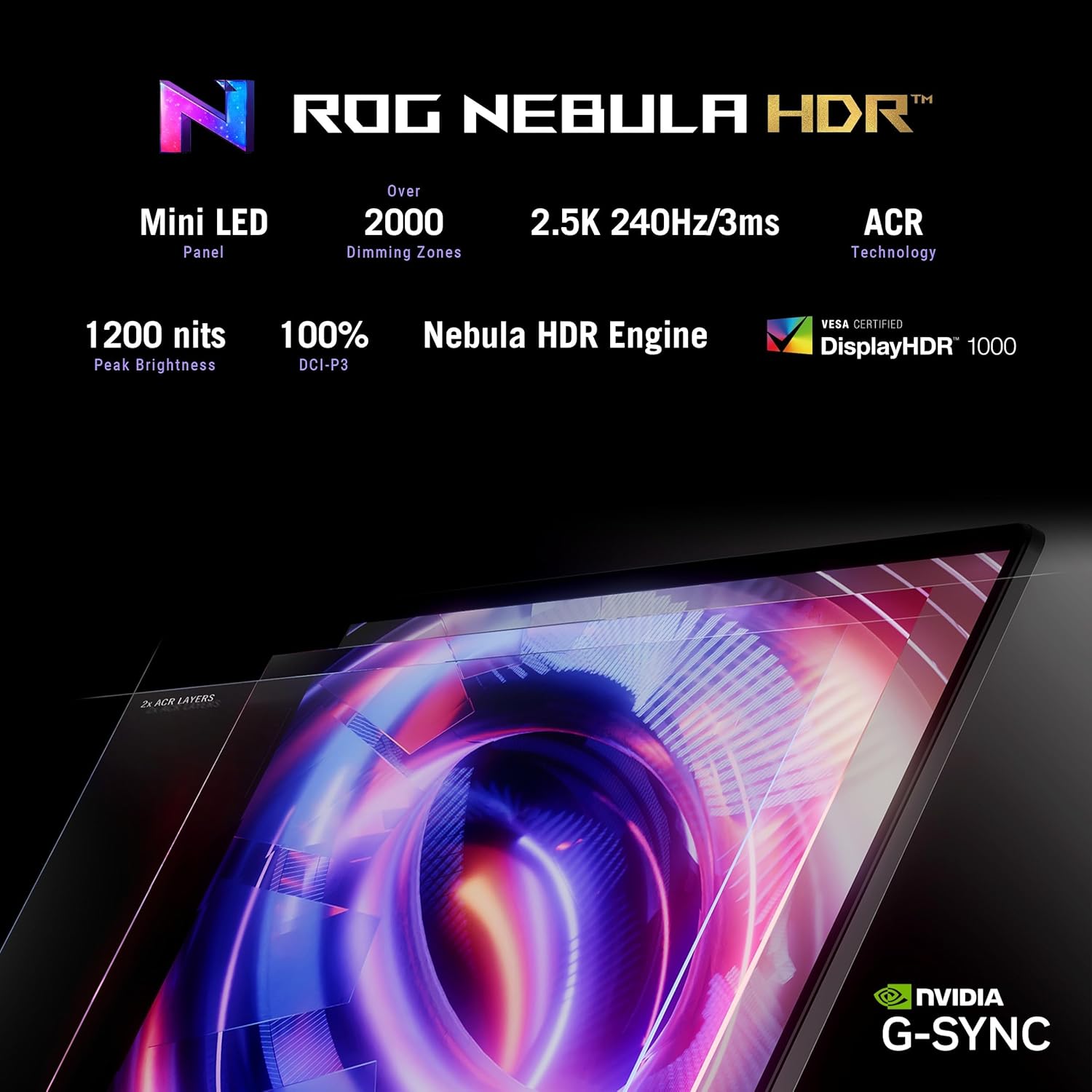 ASUS ROG Strix SCAR 18 (2025) Gaming Laptop, 18” ROG Nebula HDR 16:10 2.5K 240Hz/3ms, NVIDIA GeForce RTX 5090, Intel Core Ultra 9 275HX, 32GB DDR5, 2TB PCIe Gen 4 SSD, Wi-Fi 7, Win 11 Pro, G835LX-XS97