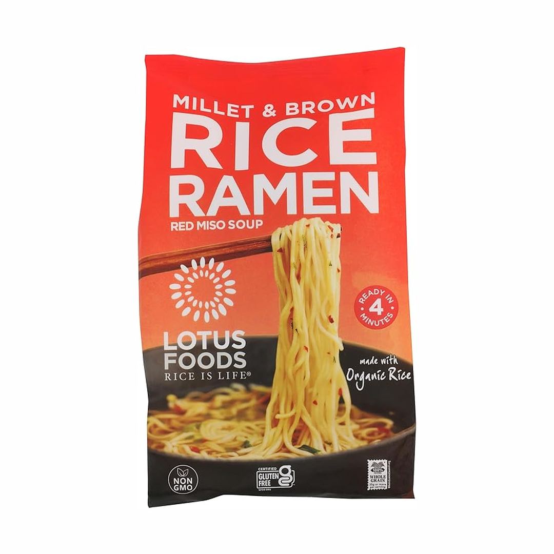 Lotus Foods Organic Ramen Miso Soup Mix-Millet & Brown-2.8 oz