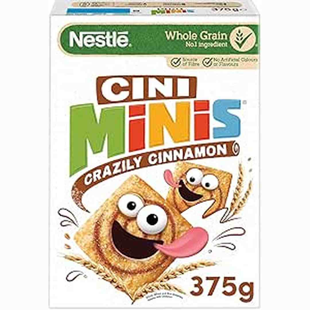 Nestle Cini Minis Cinnamon Breakfast Cereal Pack, 375g