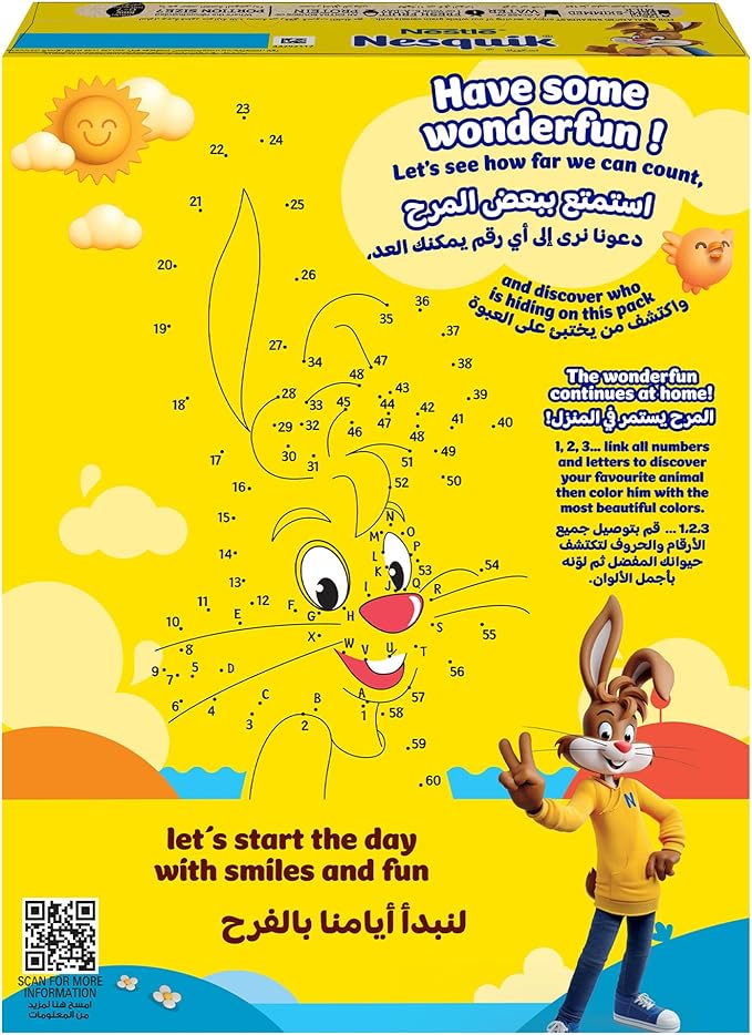 Nesquik Nestle Cereal Chocolate Breakfast Cereal, Family Pack, Made with Whole Grain, 950g