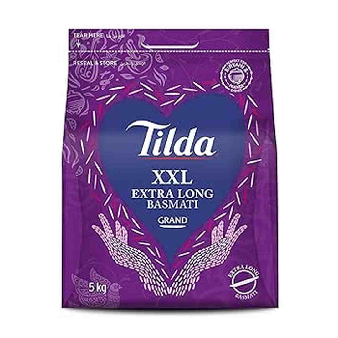 Tilda Long Grain Grand Basmati Rice, 5 Kg