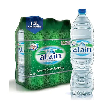 Al Ain Drinking Water Shrink 6 x 1.5 Ltr