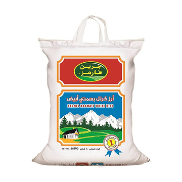 Green Farms Kernel Basmati White Rice, 10Kg