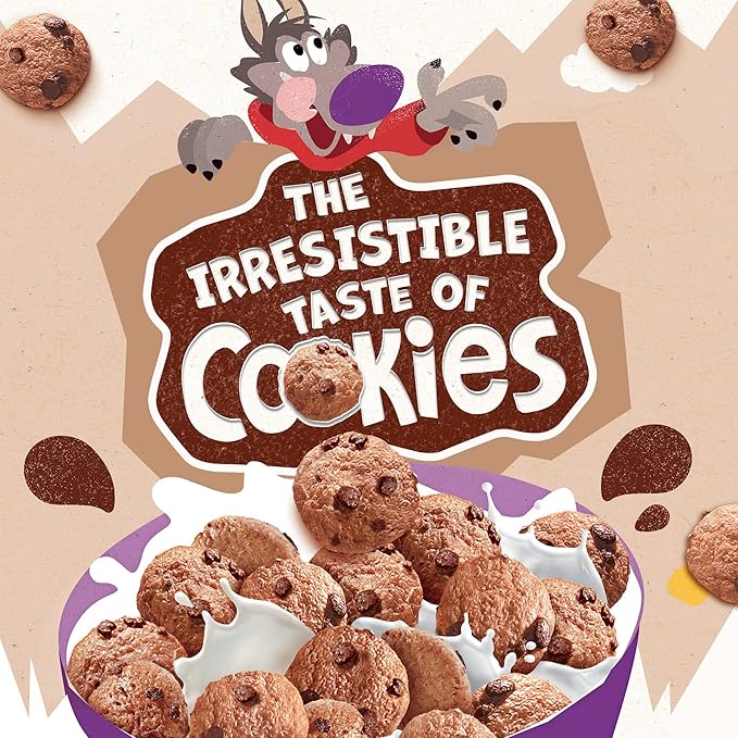 Nestle Cookie Crisp Chocolate Chip Breakfast Cereal Pack, 375g