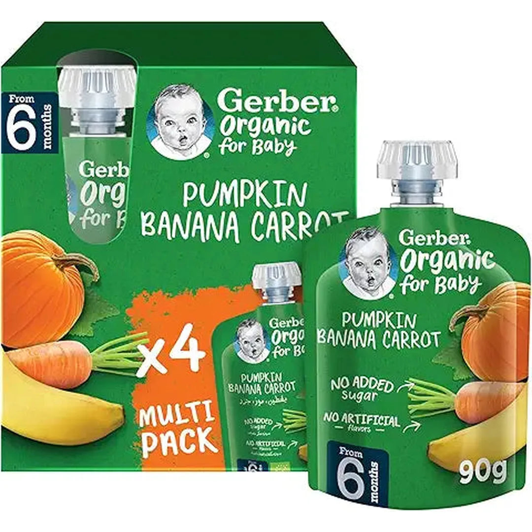 GERBER Organic Mango MP4(4x90g) Brand: Gerber