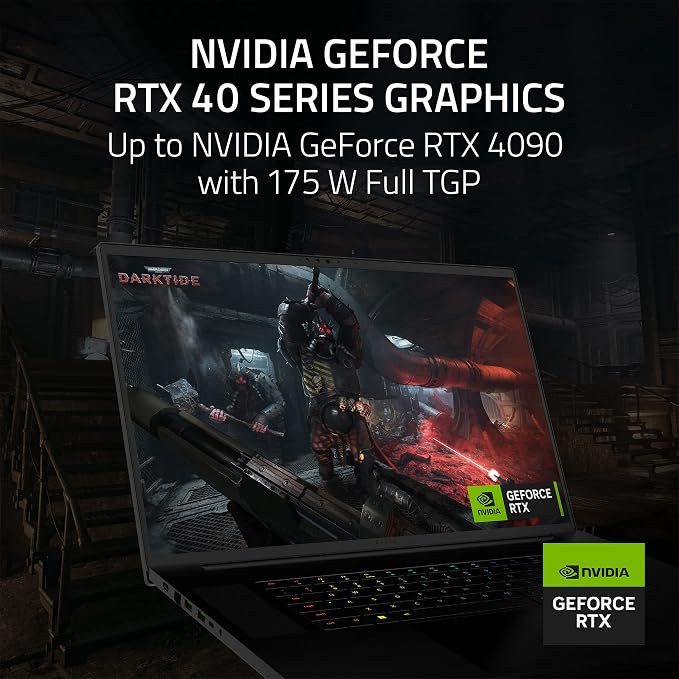 Razer Blade 18 Gaming Laptop NVIDIA GeForce RTX 4090-13th Gen Intel 24-Core i9 HX CPU - 18" QHD+ 240Hz - 32GB RAM - 2TB SSD - CNC Aluminum - Compact GaN Charger - Windows 11 - Chroma RGB
