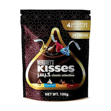 Kisses Classic Assortment Chocolate, 100 g , Package May Vary
