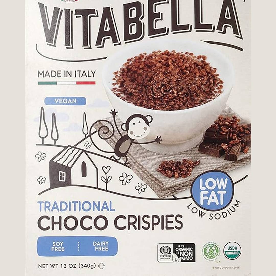 Bella Vita Organic Vitabella Traditional Choco Crispies, 340G - Pack of 1