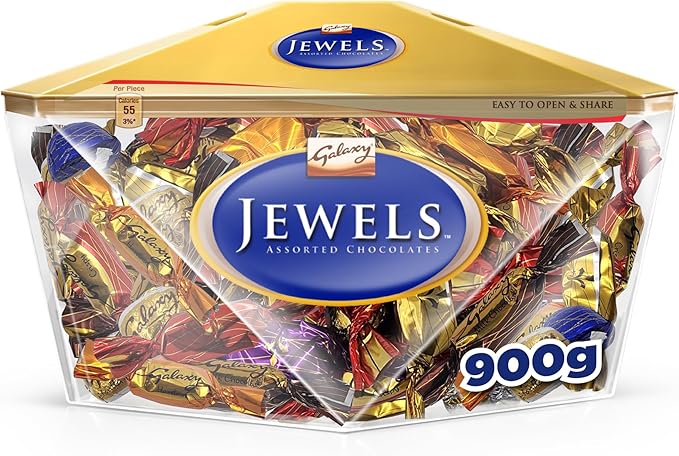 Galaxy Jewels Assorted Chocolate Gift Box 900g Miniature Chocolate Candy Mix Mix Chocolate Flavors by Galaxy