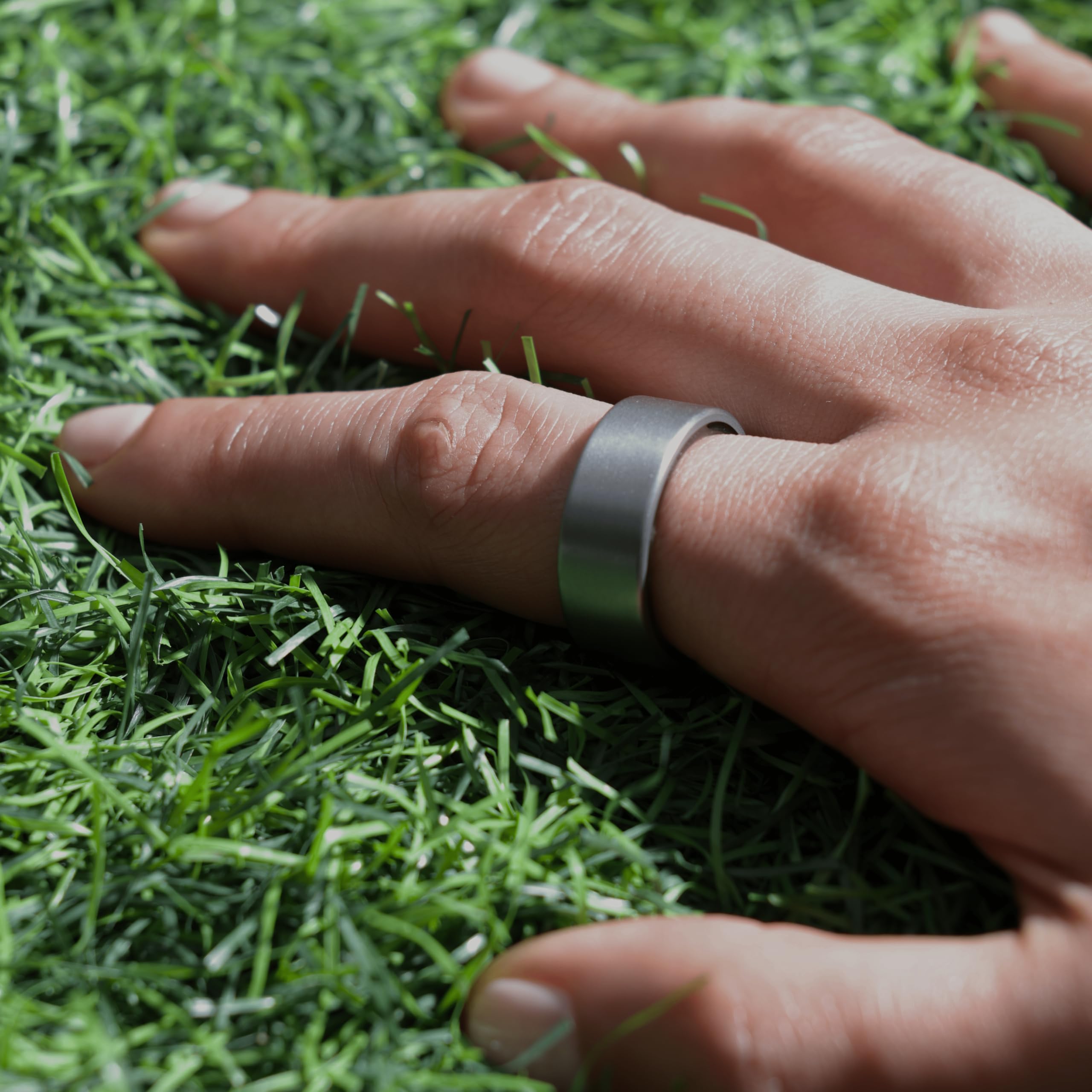 ULTRAHUMAN Ring AIR Smart Ring Health Tracker, Sleep Tracker, Fitness Tracker (Size 12, Black)