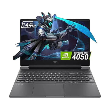 HP Victus 15.6" 144Hz Full HD Gaming Laptop |Intel Core i5-13420H | NVIDIA GeForce RTX 3050 | Copilot |Backlit| Silver | 8GB RAM | 512GB SSD |Windows 11 Home |Bundle with HDMI Cable