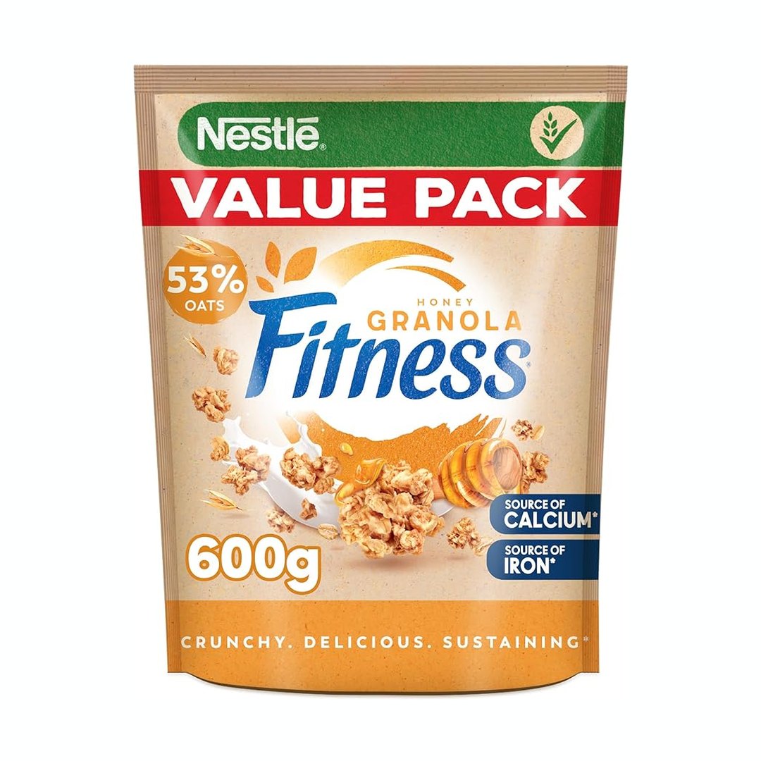 Fitness Granola Cereal Bag in Honey Flavor Value Pack (600g)