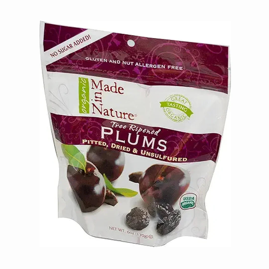 Made In Nature Tree Ripened Plums - 6 oz